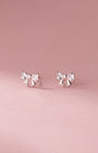 Lottie Bow Stud Earrings