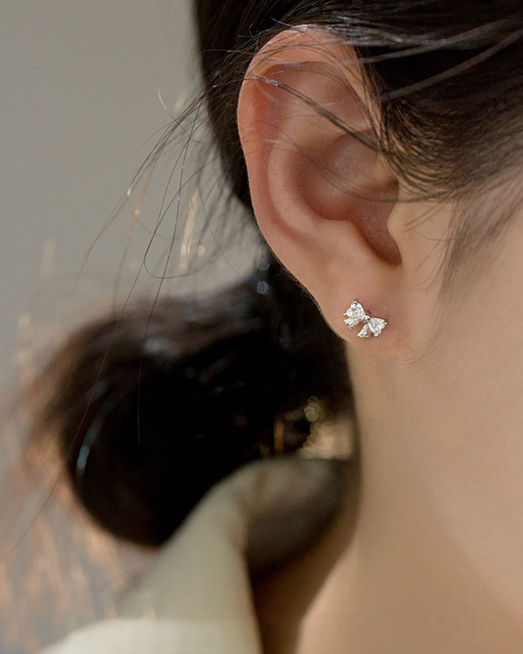 Lottie Bow Stud Earrings