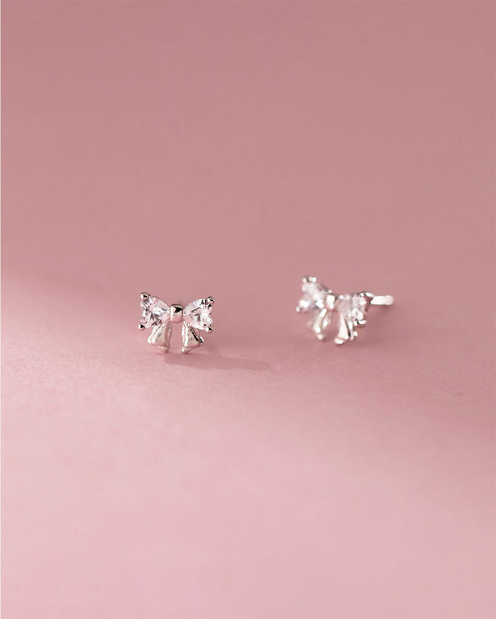 Lottie Bow Stud Earrings