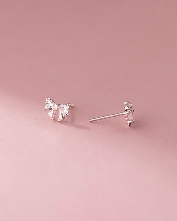 Lottie Bow Stud Earrings