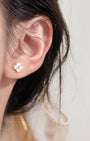 Liora Clover Barbell Earrings