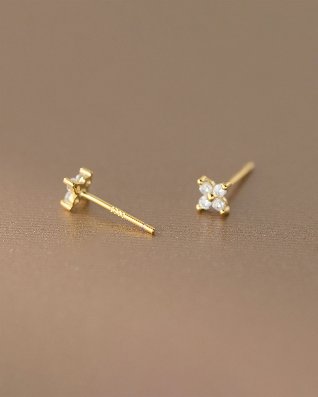 Cleo Clover Stud Earrings