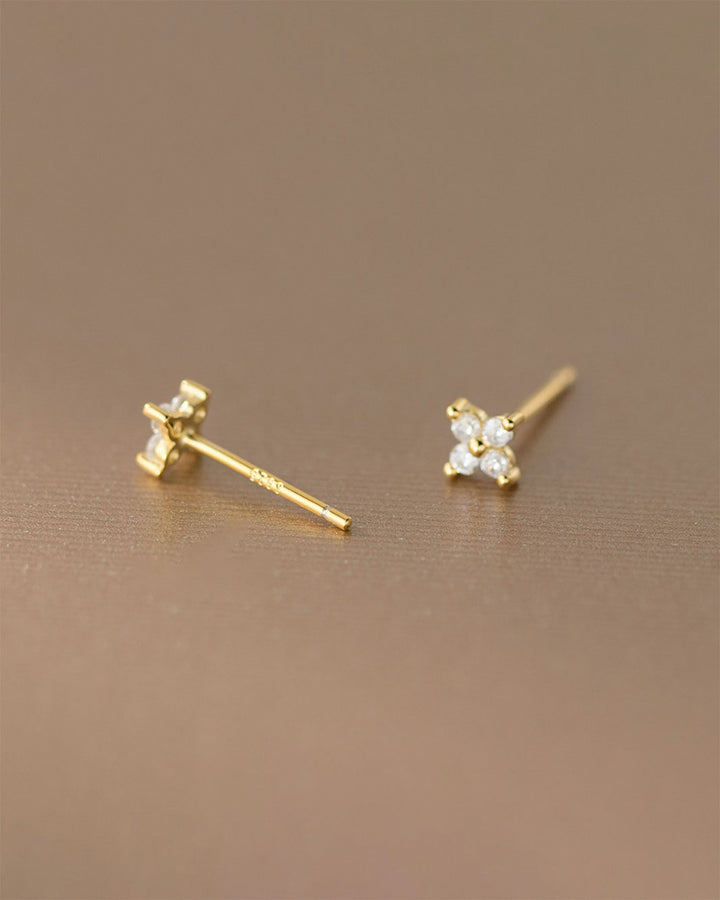 Cleo Clover Stud Earrings