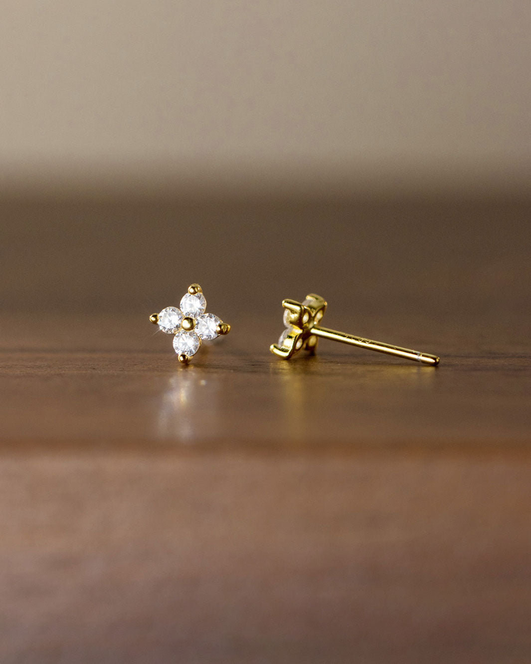 Cleo Clover Stud Earrings