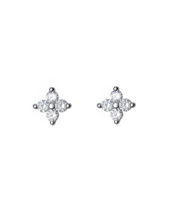 Cleo Clover Stud Earrings
