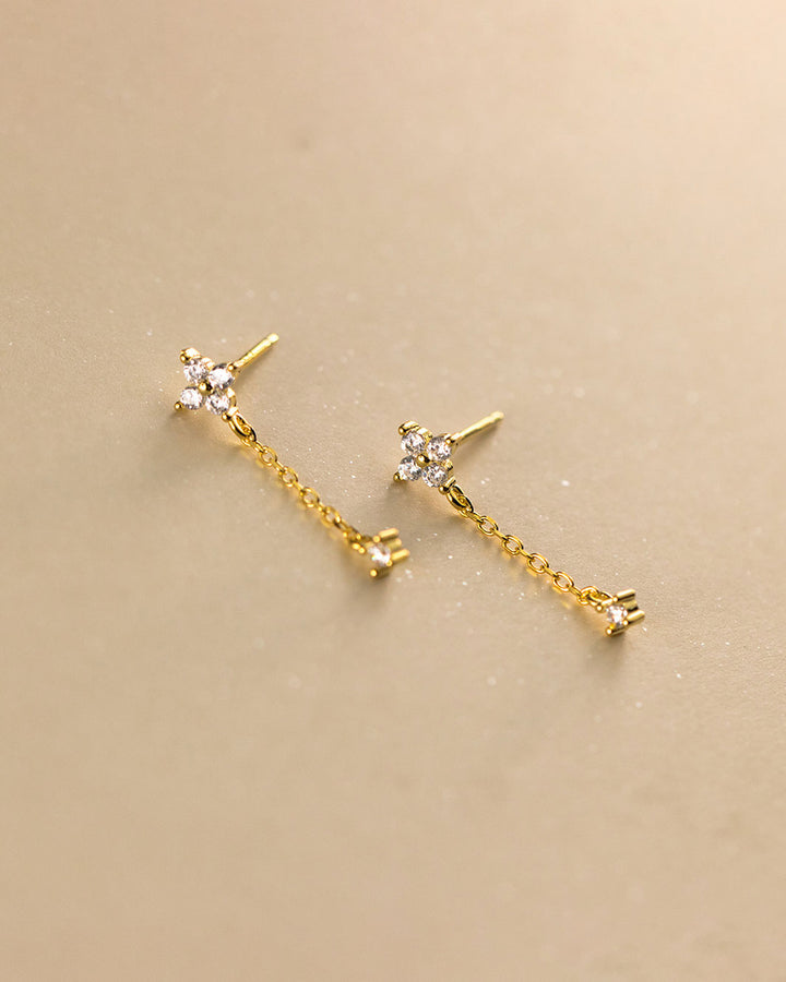 Cleo Clover Dangle Earrings