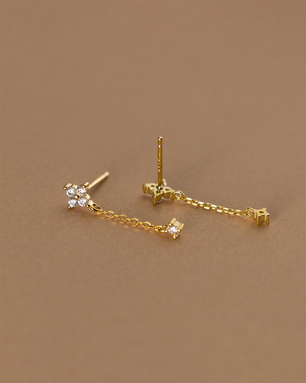Cleo Clover Dangle Earrings