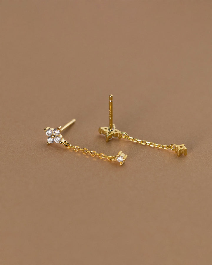 Cleo Clover Dangle Earrings
