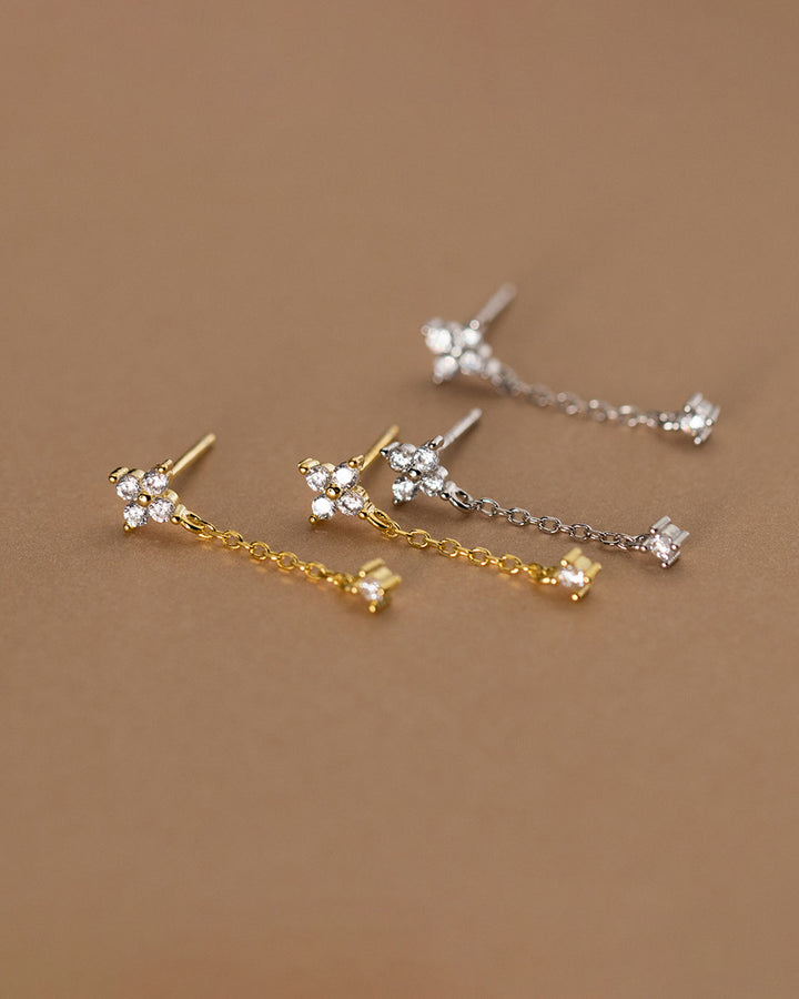 Cleo Clover Dangle Earrings