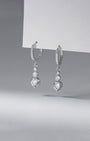Olivia Trio Drop Hoop Earrings