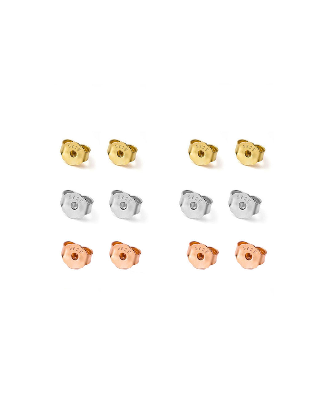 Butterfly Earring Backs Size M 12-Pack