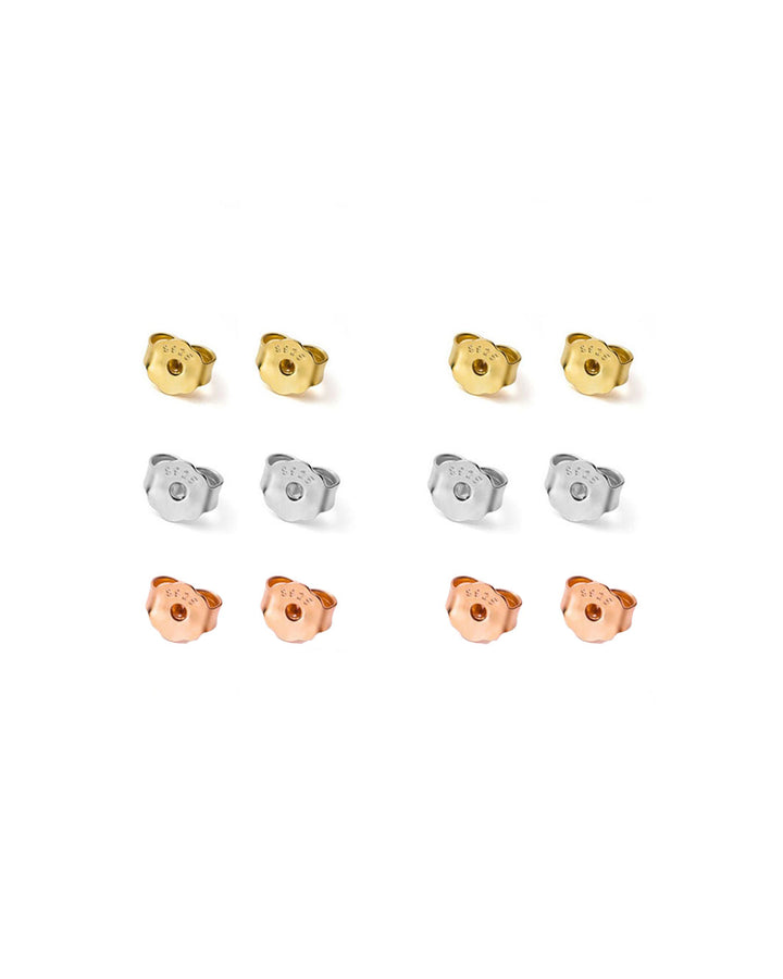 Butterfly Earring Backs Size M 12-Pack