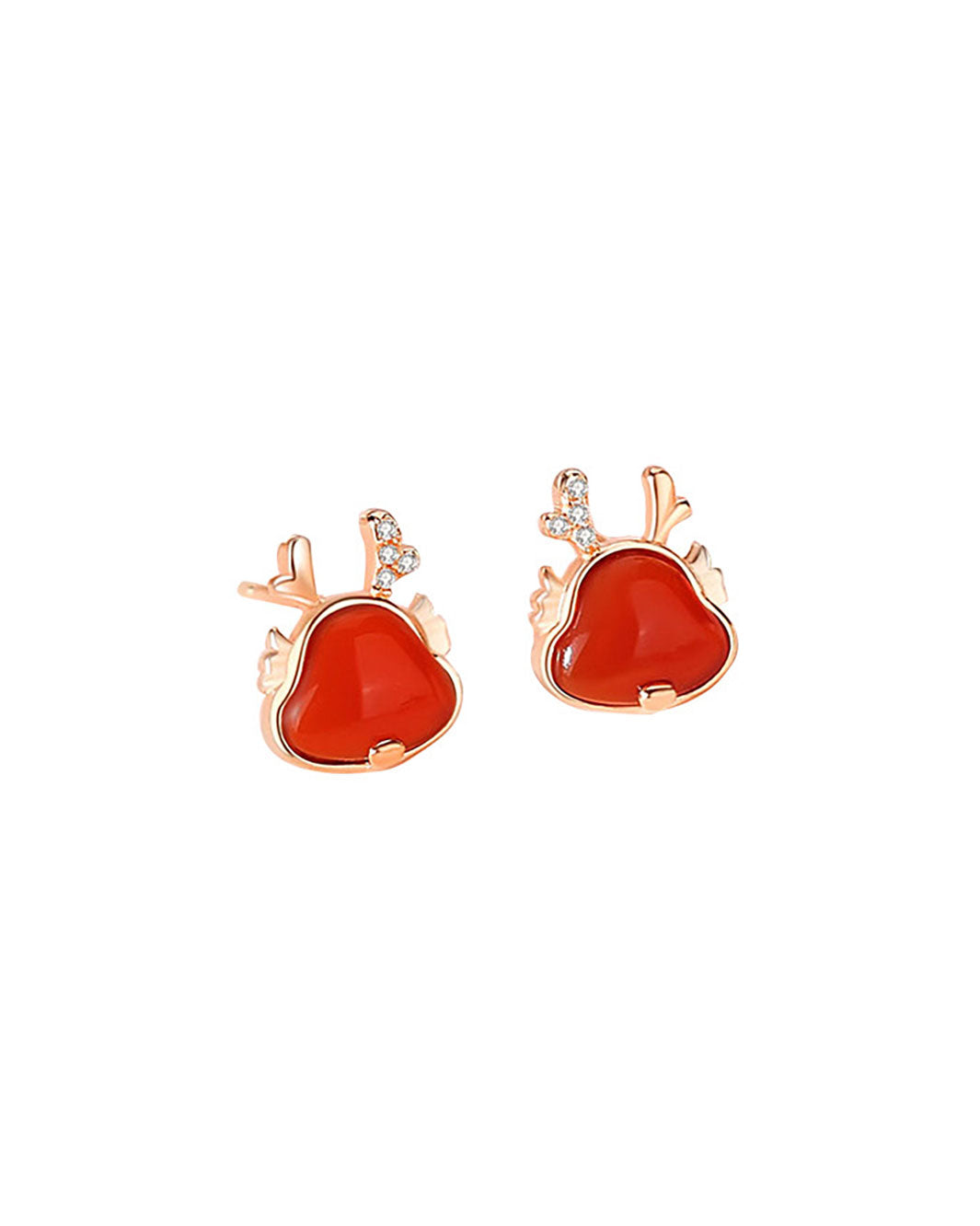 Luck Dragon Stud Earrings