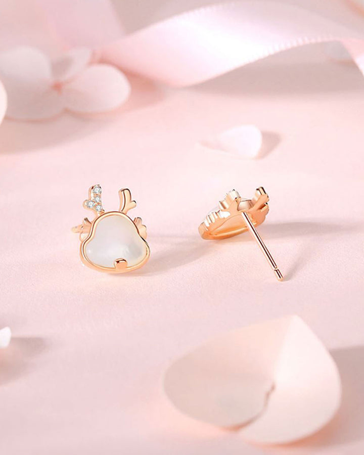 Luck Dragon Stud Earrings