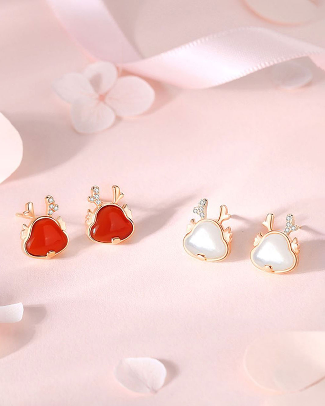 Luck Dragon Stud Earrings