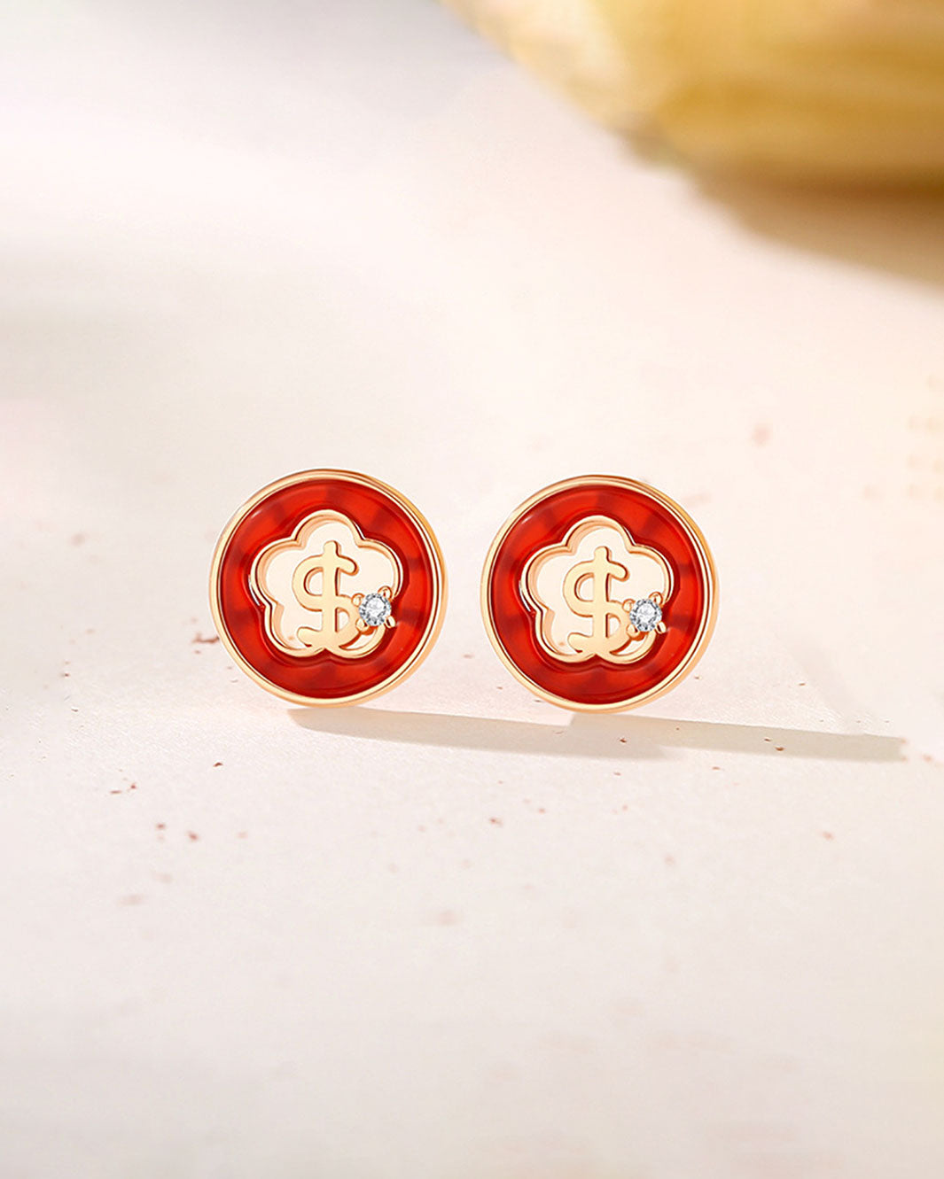 Prosper-Dollar Mini Stud Earrings