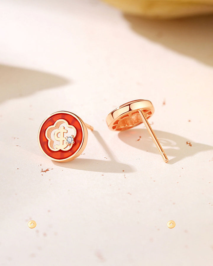 Prosper-Dollar Mini Stud Earrings
