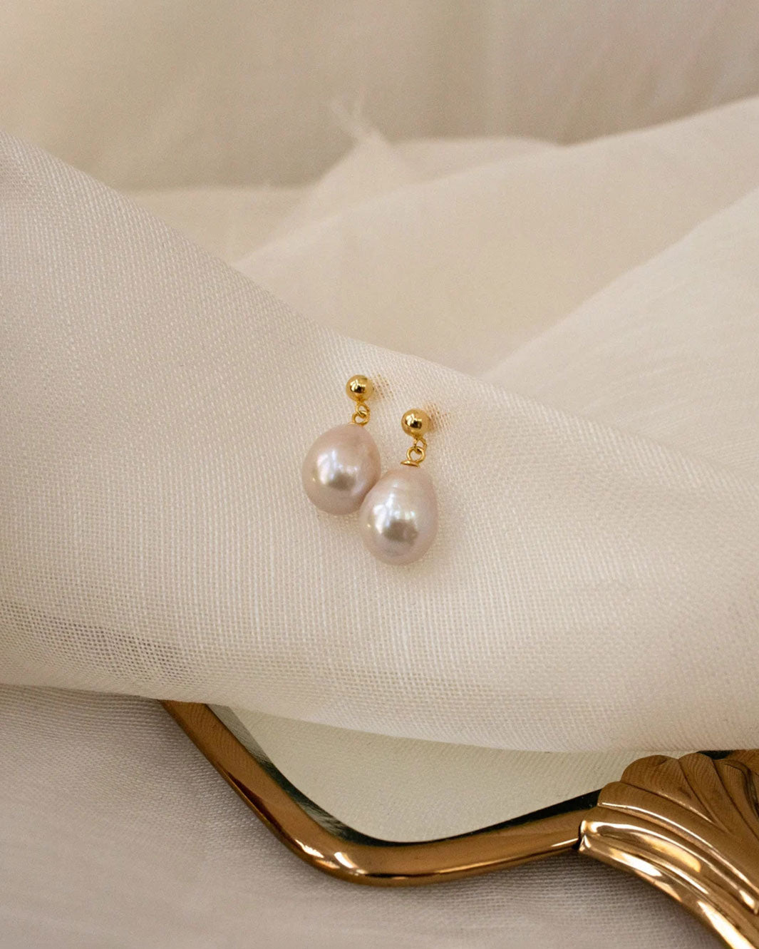Reiko Baroque Pearl Drop Earrings