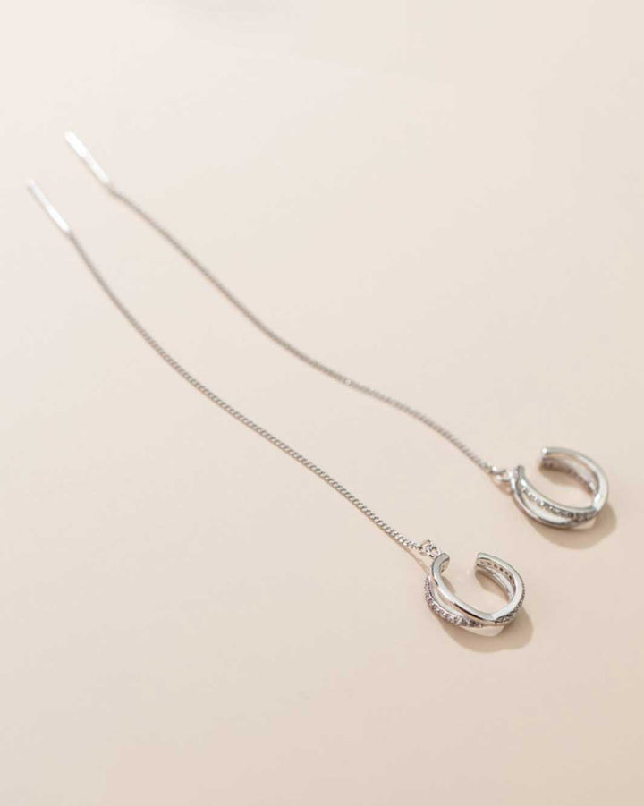 Melody Diamond Ear Cuffs and Threader Earrings