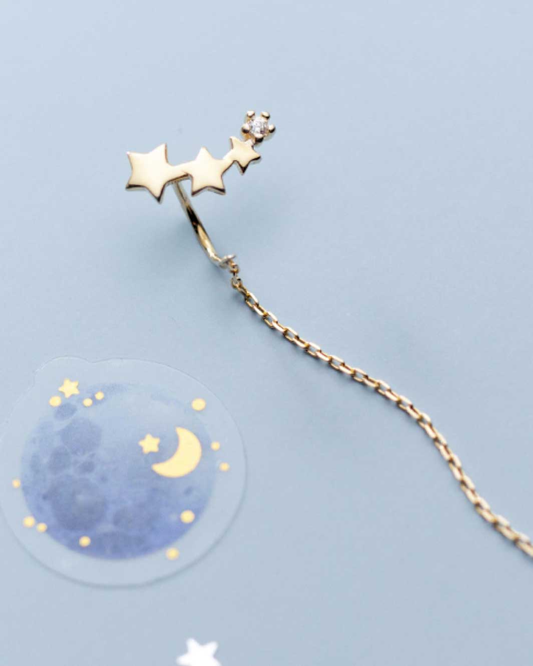 Starry Night Threader Earrings