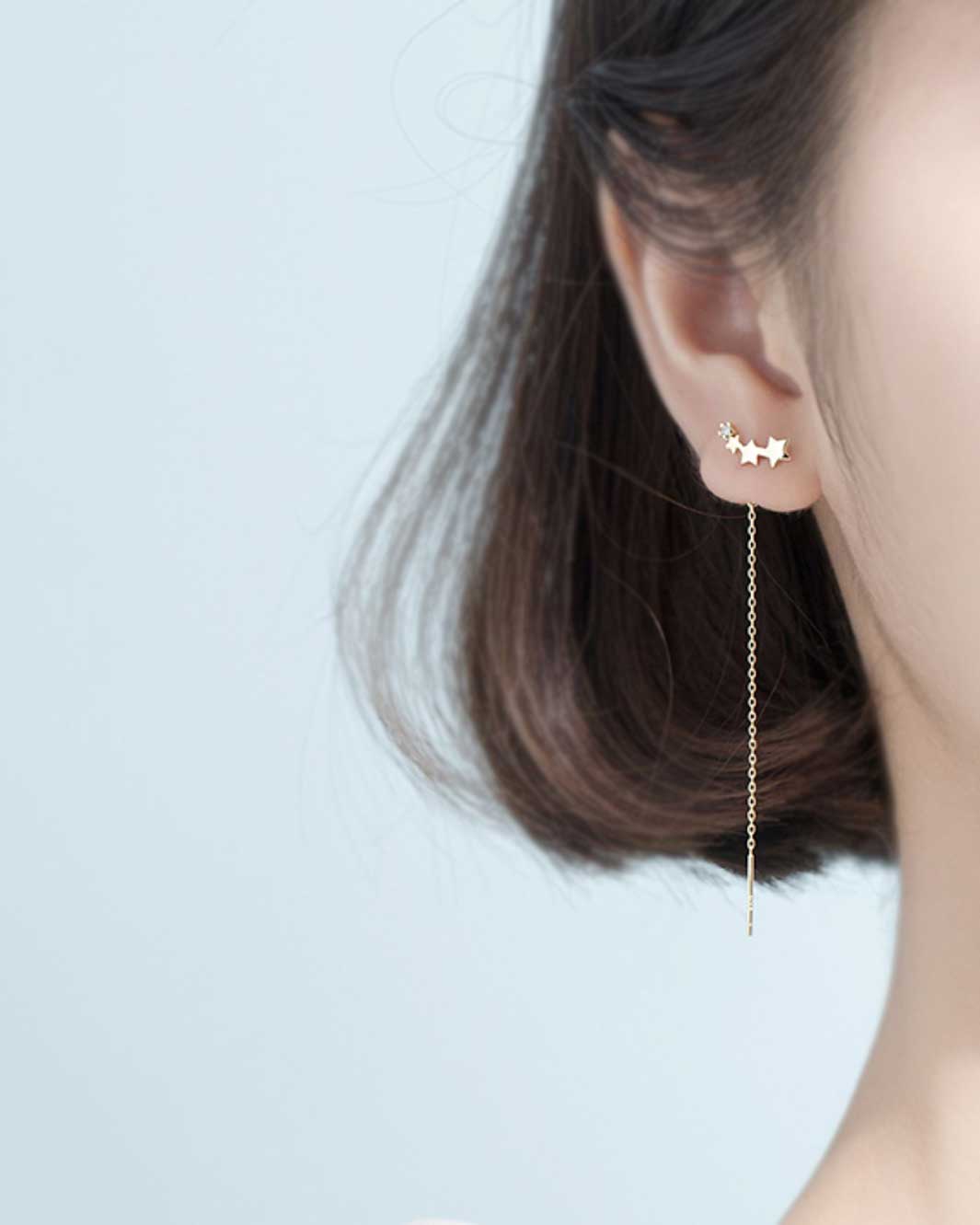 Starry Night Threader Earrings