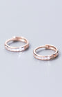 Mia Diamante Hoop Earrings