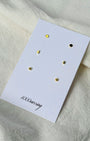 Geometric Shape 3-Pack Stud Earrings