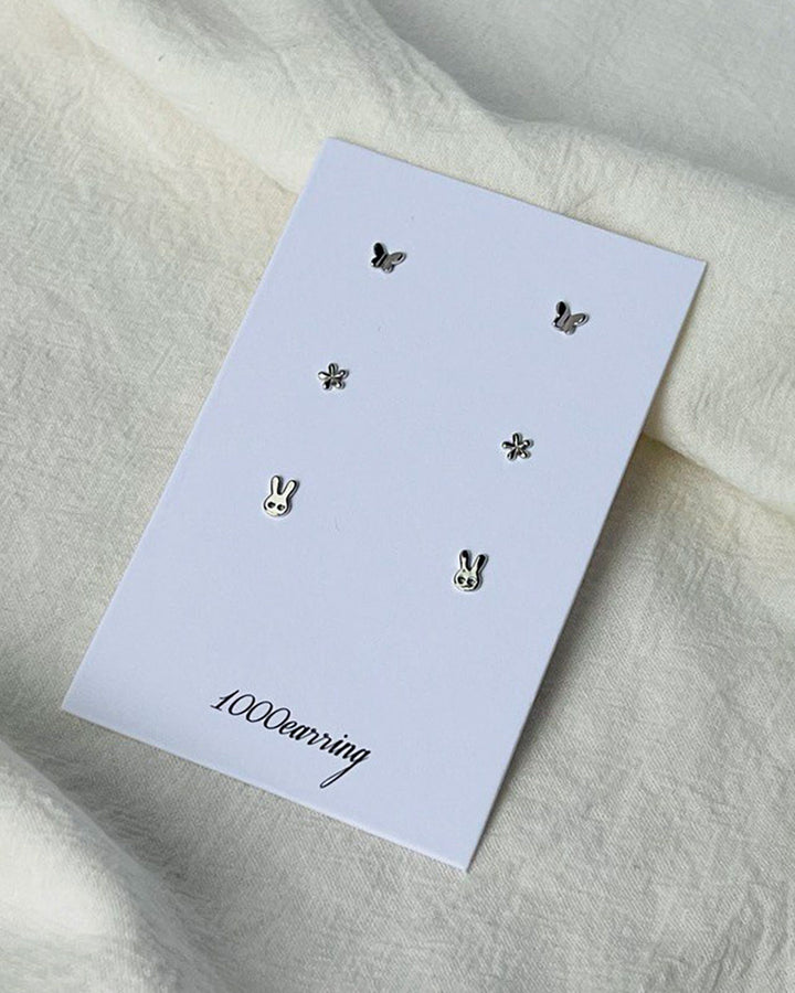 Summer 3-Pack Stud Earrings