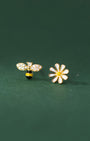 Daisy and Bee Mismatch Stud Earrings