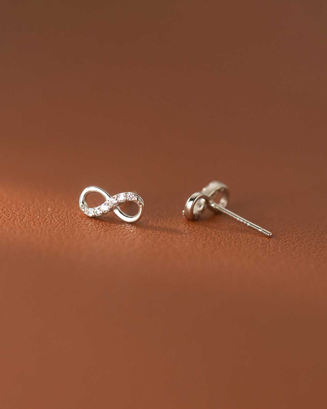 Infinity Stud Earrings