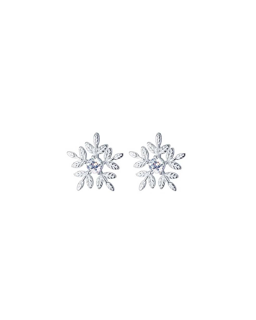 Snowflake Stud Earrings