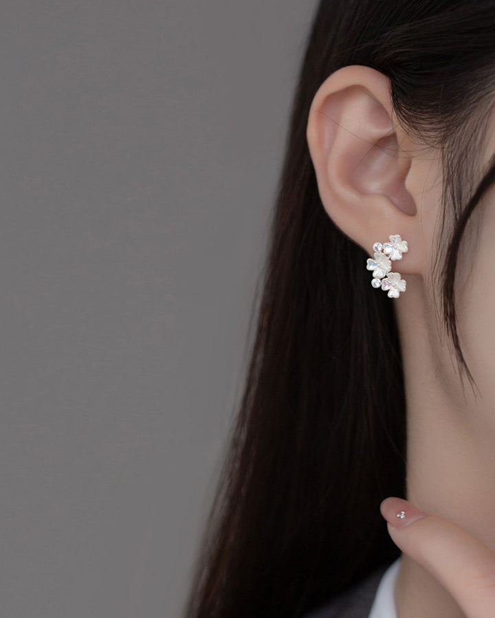 Blooming Clovers Stud Earrings