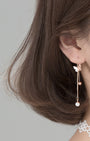 Clytia Butterfly Threader Earrings