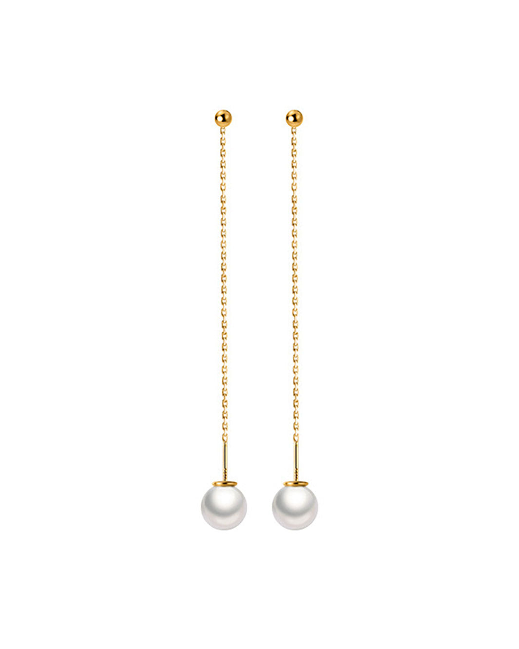 Helmi Pearl Threader Earrings