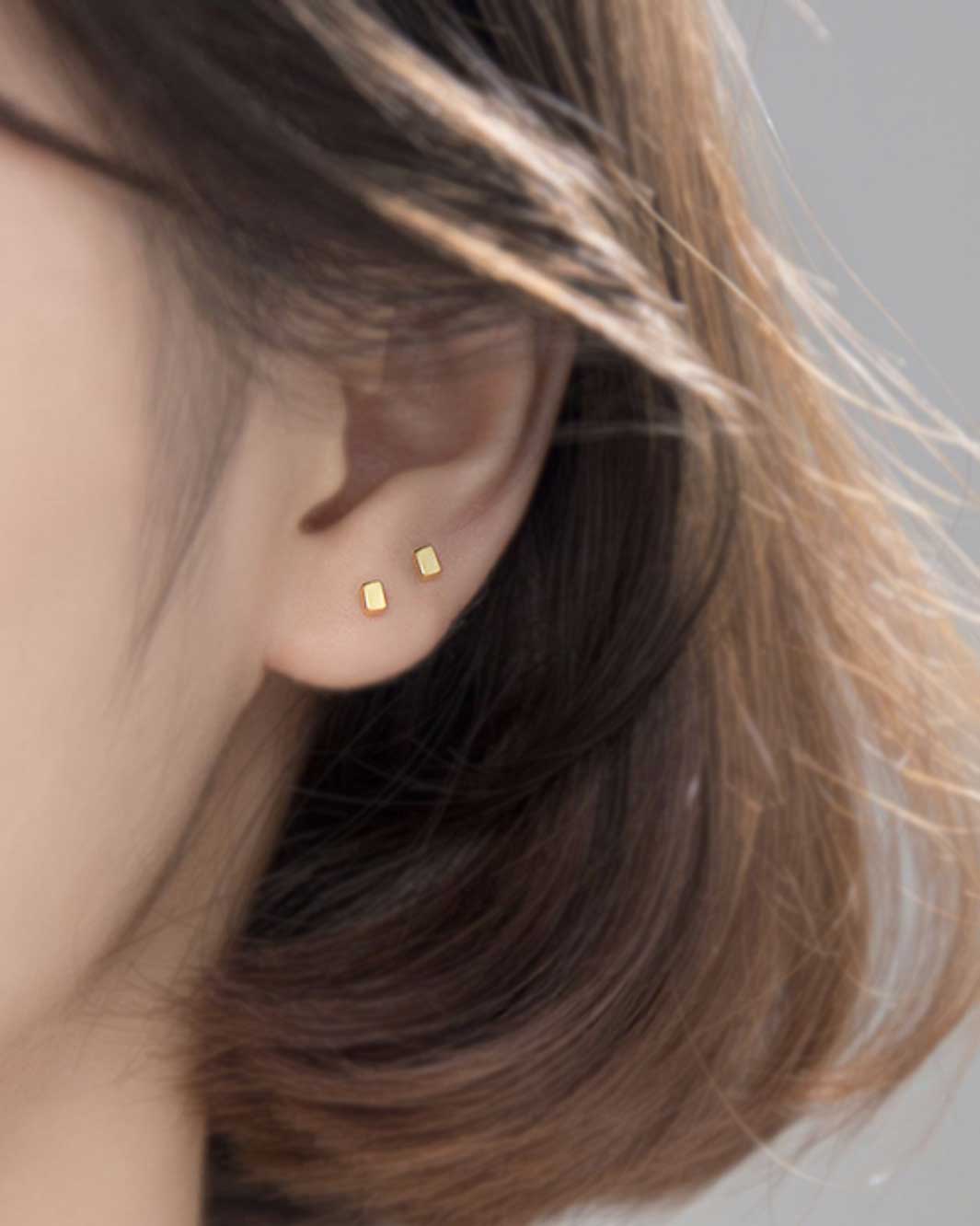 Geometric Shape 3-Pack Stud Earrings
