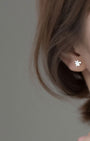 Matte Puzzle Pieces Stud Earrings