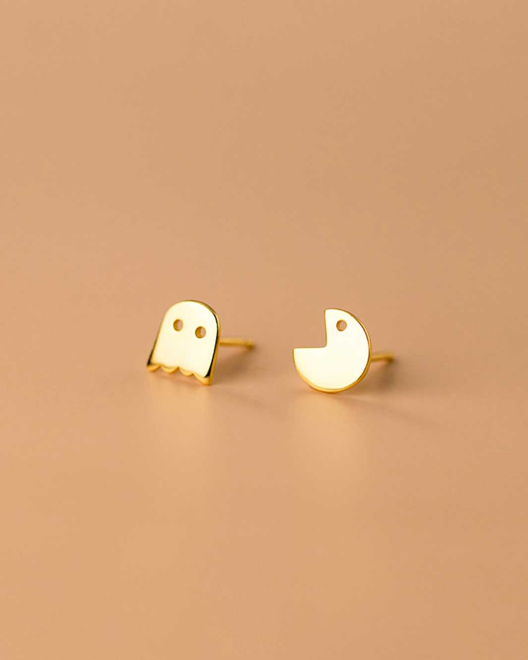 Pac-Man Stud Earrings