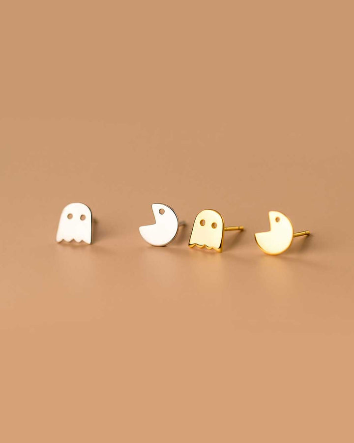 Pac-Man Stud Earrings