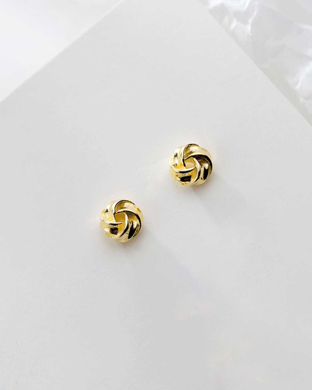 Bold Knot Stud Earrings