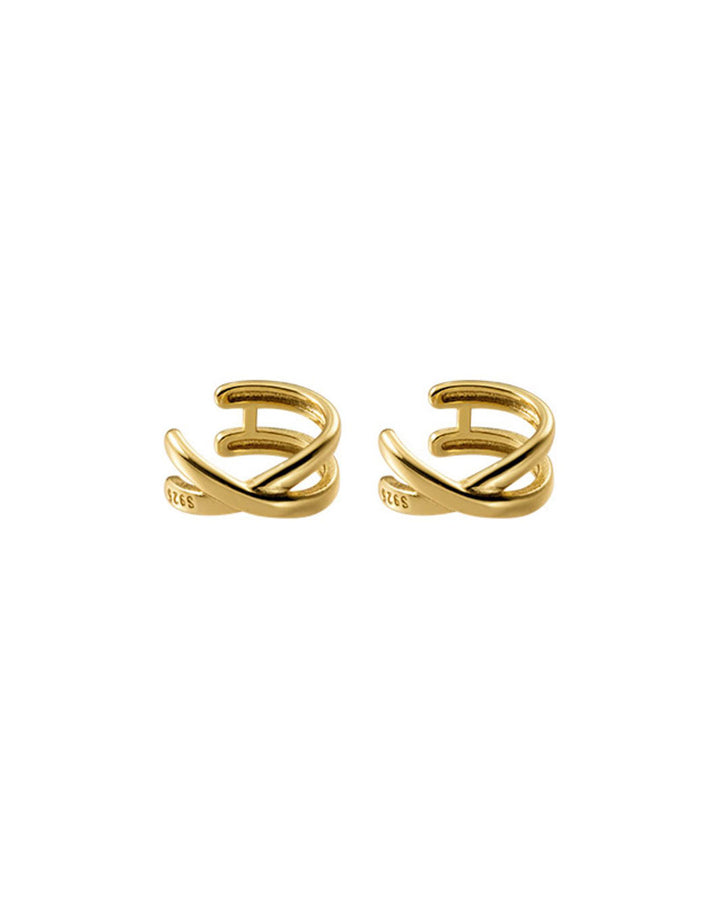 Cross Mark Ear Cuffs