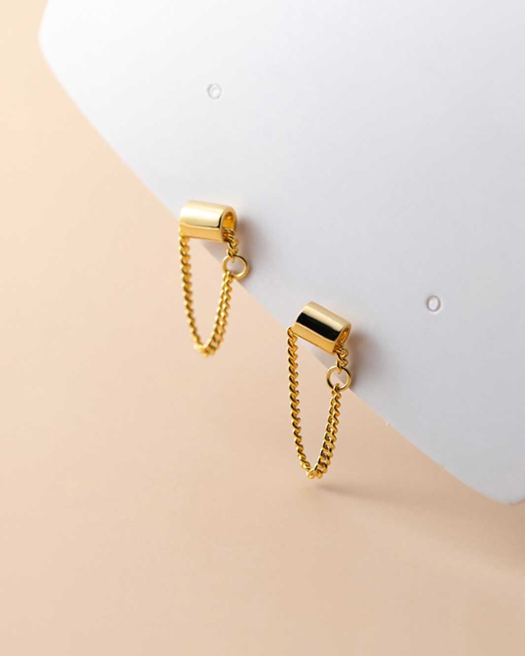 Leah Chain Drop Earrings