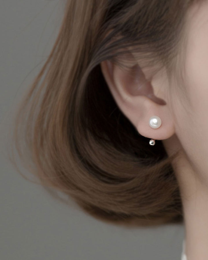 Classic Pearl Jacket Earrings