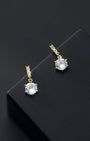 Anka Diamante Drop Earrings