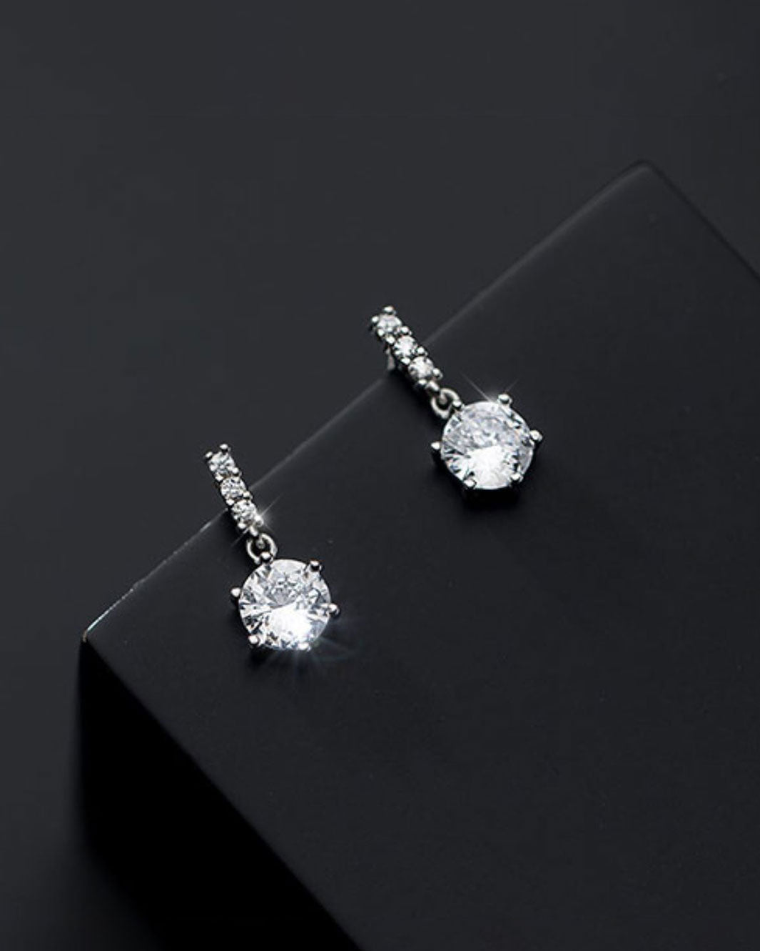 Anka Diamante Drop Earrings