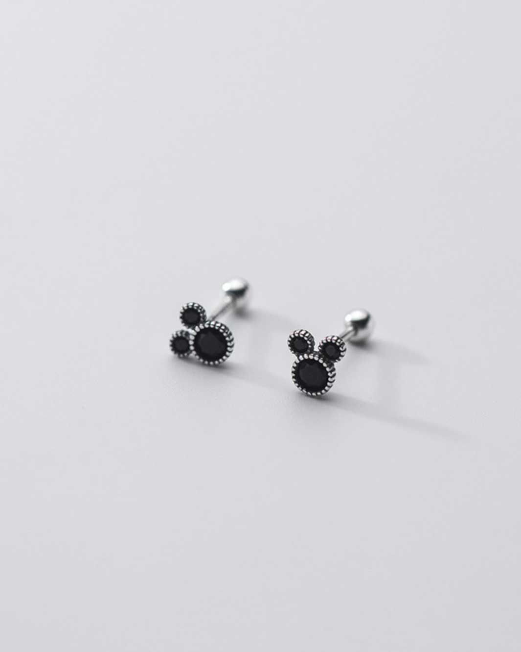 Mickey Barbell Earrings