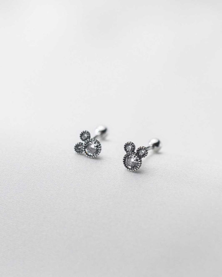 Mickey Barbell Earrings