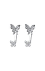 Alexis Butterfly Ear Cuffs and Jacket Earrings