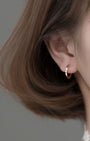 LOVE Engraved Hoop Earrings