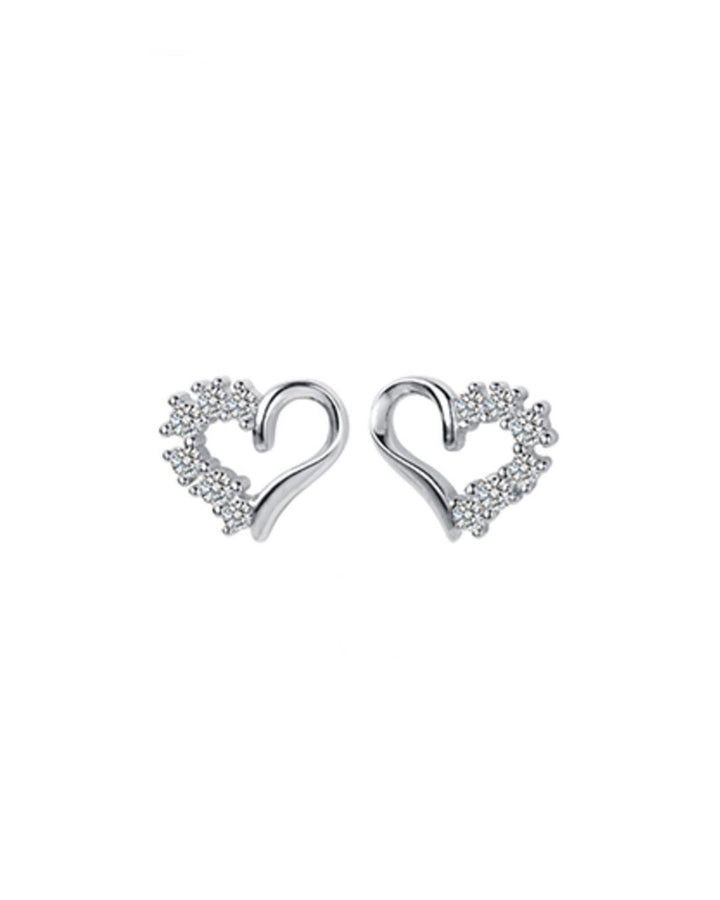 Amor Heart Stud Earrings