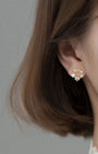 Magnolia Floral Stud Earrings